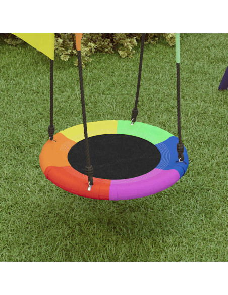 Altalena a nido Blu 60 x 60 x 180 cm Poliestere