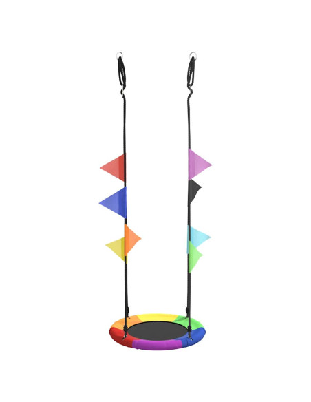 Altalena a nido Blu 60 x 60 x 180 cm Poliestere