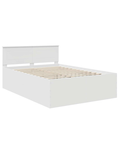 Struttura del letto Bianco 160 x 200 cm Legno multistrato