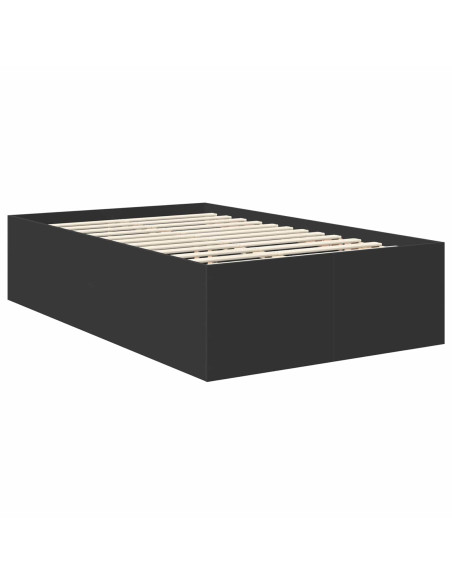 Struttura del letto Nero 135 x 190 cm Legno multistrato