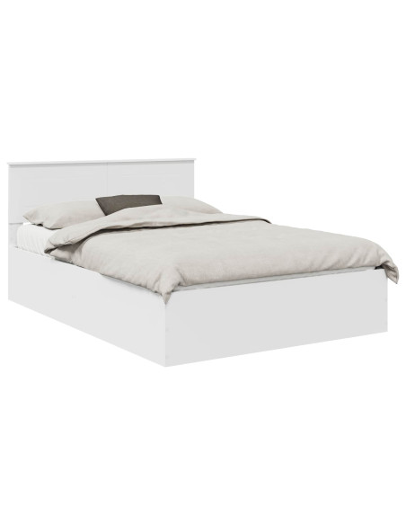Struttura del letto Bianco 150 x 200 cm Legno multistrato