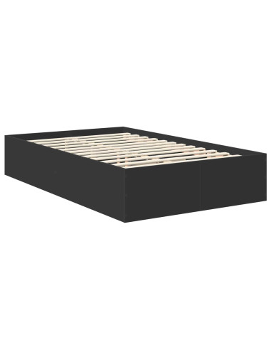 Struttura del letto Nero 120 x 190 cm Legno multistrato
