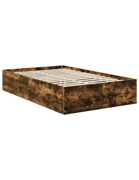 Struttura del letto Rovere fumé 120 x 190 cm Legno multistrato