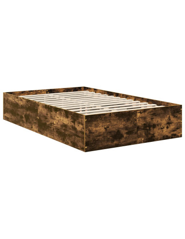 Struttura del letto Rovere fumé 120 x 200 cm Legno multistrato