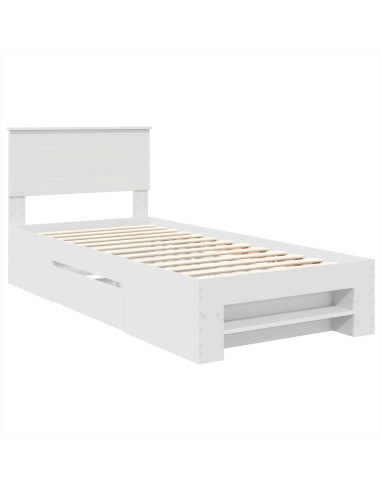 Struttura del letto Bianco 80 x 200 cm Legno multistrato
