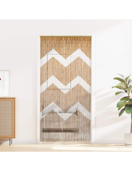 Tenda per Porta Antinsetti multicolore 200 x 100 cm Bambù