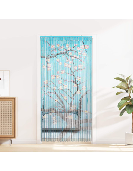 Tenda per Porta Antinsetti multicolore 200 x 100 cm Bambù