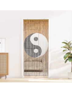 Tenda per Porta Antinsetti multicolore 200 x 90 cm Bambù