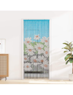 Tenda per Porta Antinsetti multicolore 200 x 90 cm Bambù