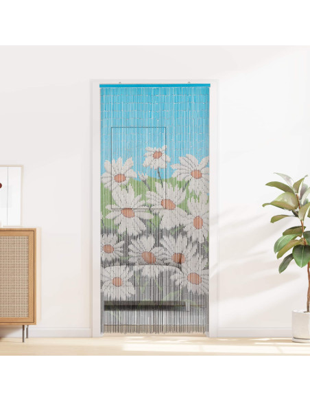 Tenda per Porta Antinsetti multicolore 200 x 90 cm Bambù