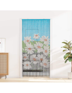 Tenda per Porta Antinsetti multicolore 200 x 100 cm Bambù