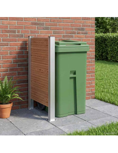 Recinzione Contenitore per Rifiuti Marrone 85 x 12 x 115 cm