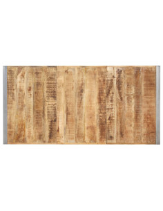 Tavolo da Pranzo 180x90x75 cm in Legno Massello di Mango Grezzo