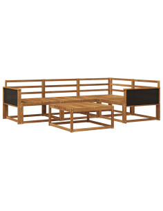 Set di divani da esterno 5 pcs Naturale