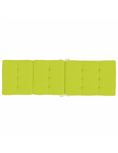 Cuscini per Sedia a Sdraio 2 pz Verde Chiaro in Tessuto Oxford