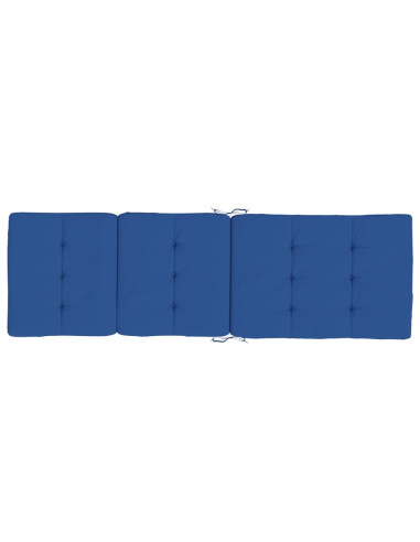 Cuscini per Sedia a Sdraio 2 pz Blu Reale in Tessuto Oxford