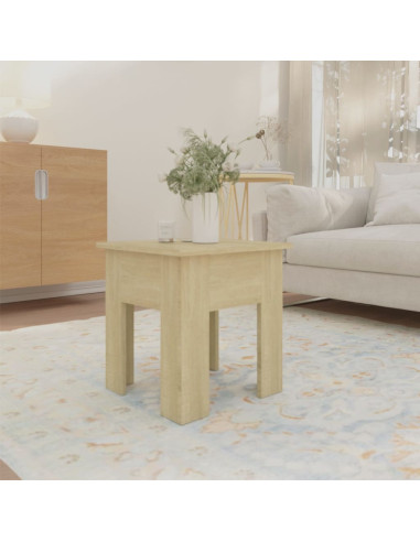 Tavolino da Salotto Rovere Sonoma 40x40x42 cm in Truciolato