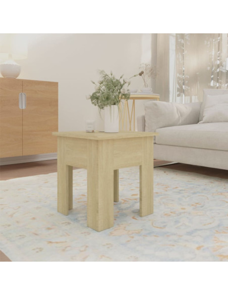 Tavolino da Salotto Rovere Sonoma 40x40x42 cm in Truciolato