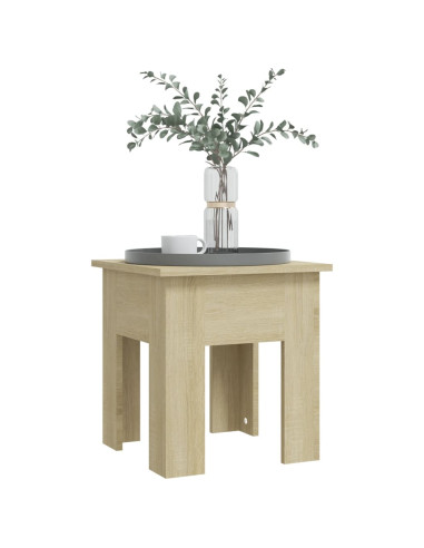 Tavolino da Salotto Rovere Sonoma 40x40x42 cm in Truciolato