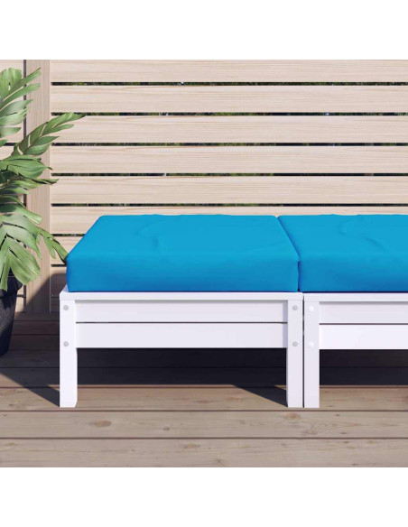 Cuscino per Pallet Azzurro 60x60x9,5 cm in Tessuto Oxford