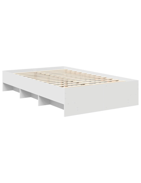 Struttura del letto Bianco 120 x 123 cm Legno multistrato