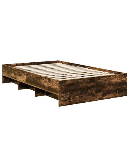 Struttura del letto Rovere fumé 120 x 123 cm Legno multistrato
