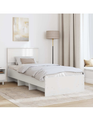 Struttura del letto Bianco 80 x 200 cm Legno multistrato