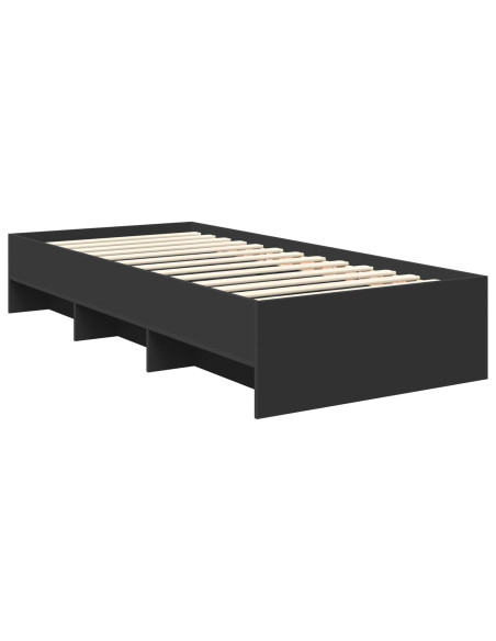 Struttura del letto Nero 80 x 200 cm Legno multistrato
