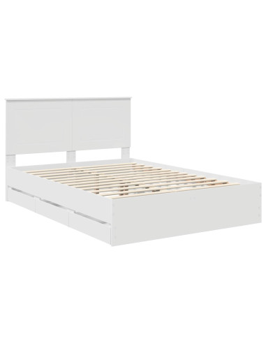 Struttura del letto Bianco 160 x 200 cm Legno Ingegnerizzato