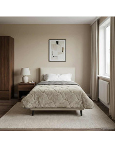 Duvet Invernale Trapuntato Grigio chiaro 155 x 220 cm