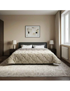 Duvet Invernale Trapuntato Grigio chiaro 220 x 240 cm