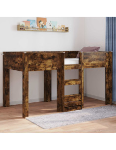 Letto a Castello per Bambini Rovere fumé 90 x 190 cm