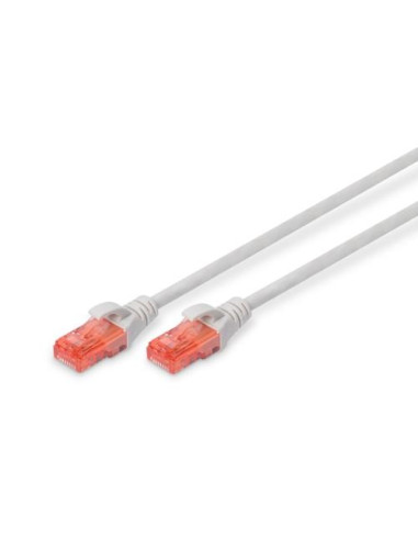 CAVO RETE UTP CAT 6 NON SCHERMATO MT 3 GRIGIO - DK1612030