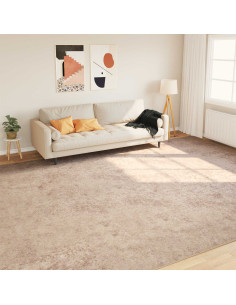 Runner Tappeto MARSA Beige 300 x 400 cm Poliestere e PVC