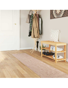 Runner Tappeto MARSA Sabbia 50 x 450 cm Poliestere e PVC