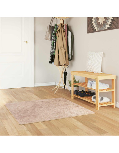 Runner Tappeto MARSA Sabbia 100 x 100 cm Poliestere e PVC