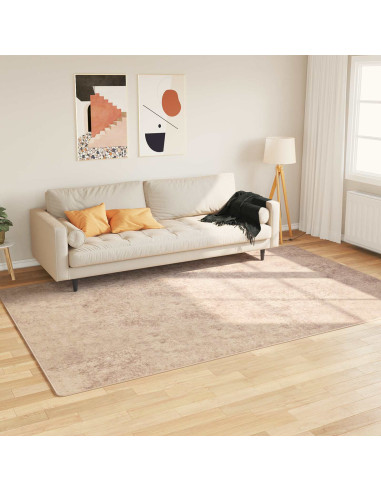 Runner Tappeto MARSA Beige 150 x 230 cm Poliestere e PVC