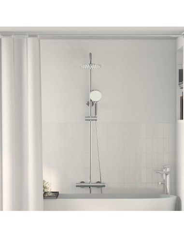 Set di Sistema Doccia Termostatico Cromo 27 x 43,5 x 83 cm
