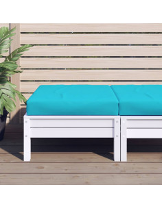 Cuscino per Pallet Turchese 60x60x8 cm in Tessuto Oxford