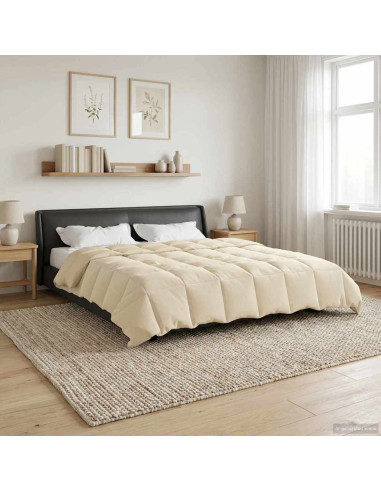 Piumone Completo Annuale Crema 200 x 240 cm Microfibra