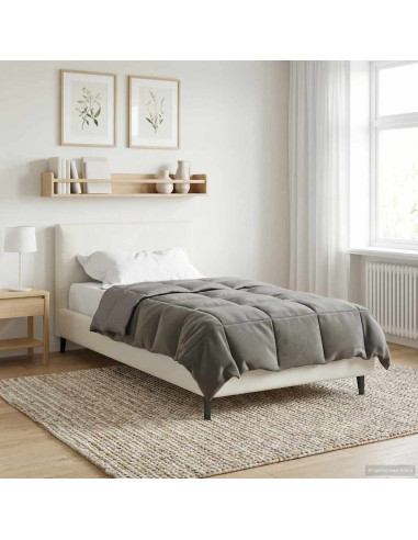 Duvet Invernale Grigio chiaro 135 x 200 cm Microfibra
