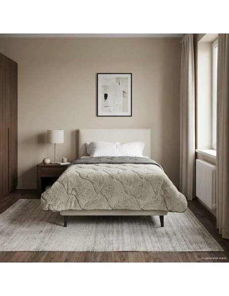 Duvet Estivo Trapuntato Grigio chiaro 135 x 200 cm