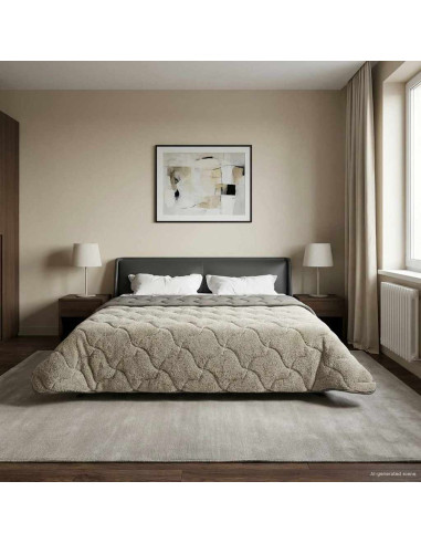 Duvet Estivo Trapuntato Grigio chiaro 200 x 200 cm