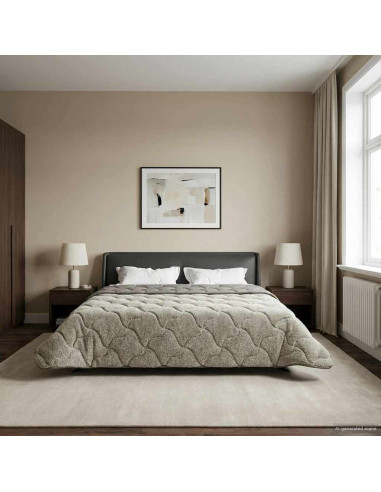 Duvet Estivo Trapuntato Grigio chiaro 200 x 240 cm
