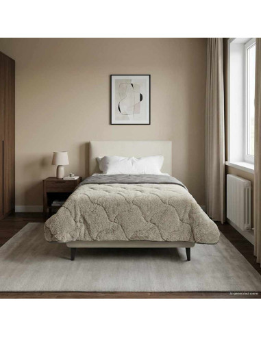 Duvet Estivo Trapuntato Grigio chiaro 155 x 220 cm