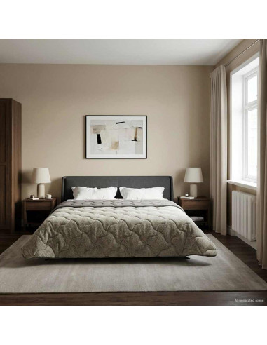 Duvet Estivo Trapuntato Grigio chiaro 200 x 220 cm