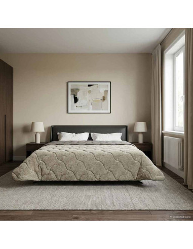 Duvet Estivo Trapuntato Grigio chiaro 220 x 240 cm