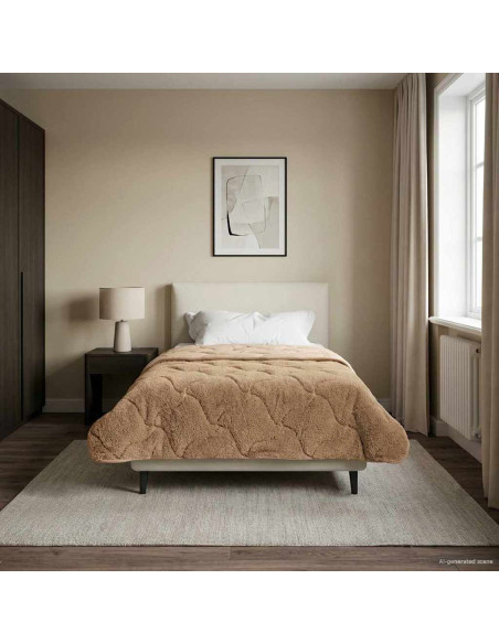 Duvet Estivo Talpa 140 x 220 cm Microfibra e Fleece Teddy