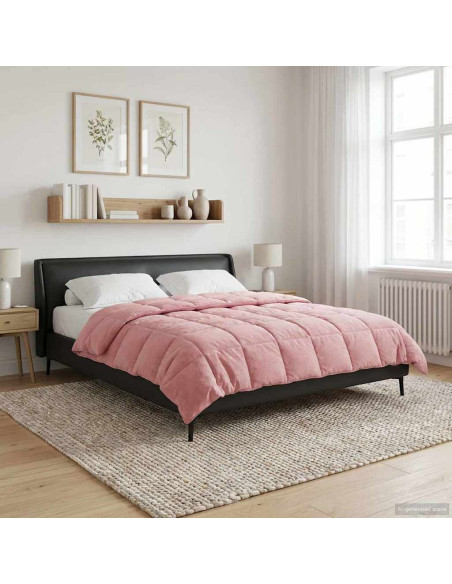 Piumone Completo Annuale Trapuntato Rosa 200 x 200 cm