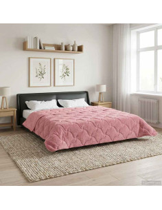 Piumone Completo Annuale Trapuntato Rosa 220 x 260 cm